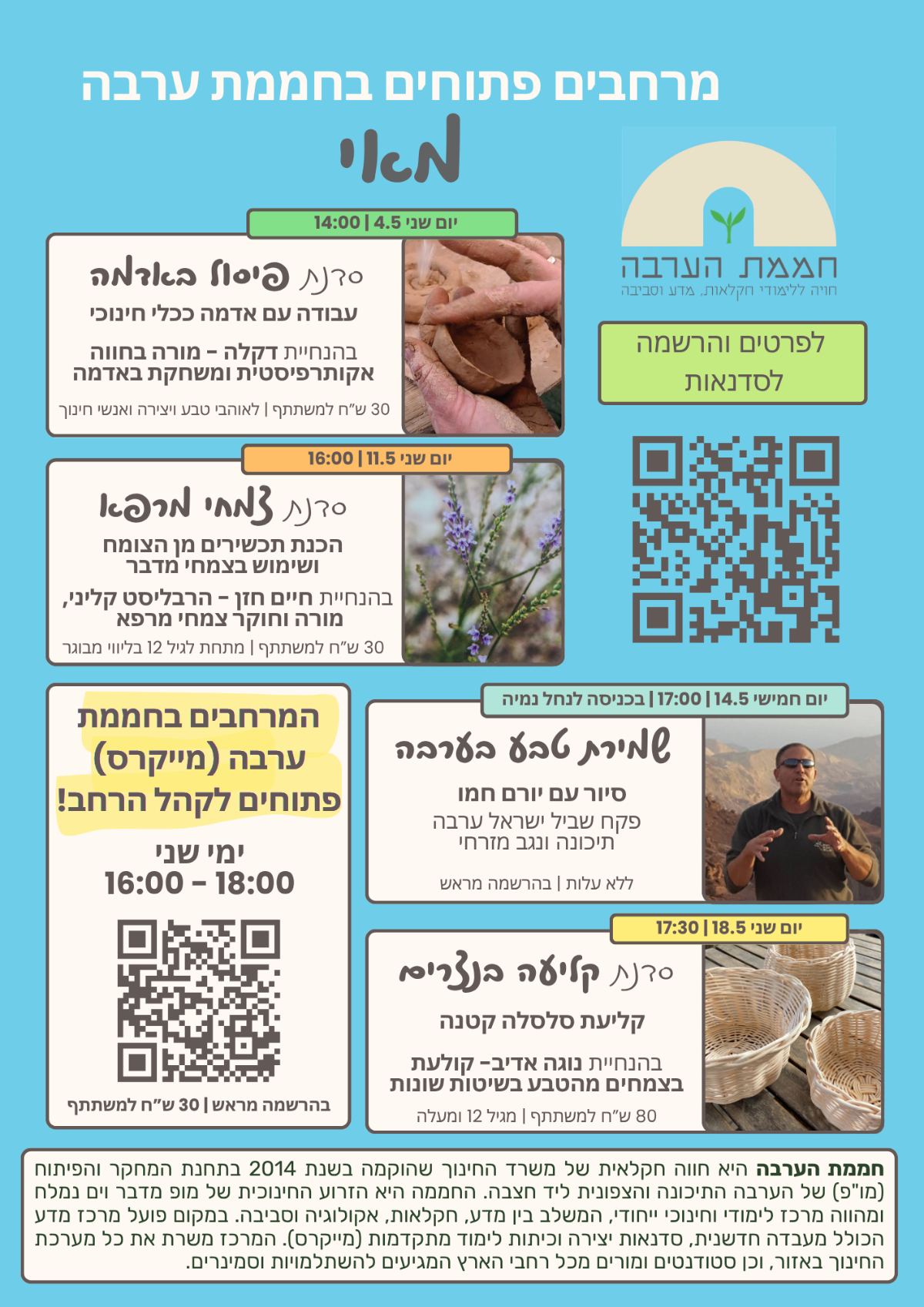 חודש מאי בחממת ערבה בין השיטין חודש מאי בחממת ערבה בין השיטין