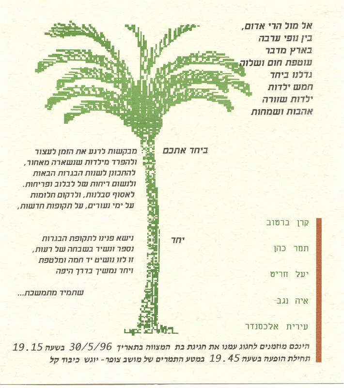 30.5.96 בר מצווה